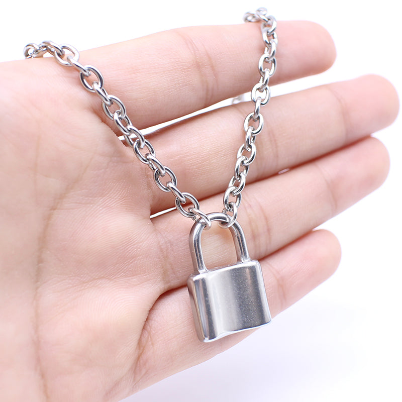 Stainless Chain lock  Pendant