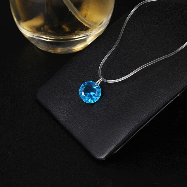 Luxury Mermaid tear fishing necklace