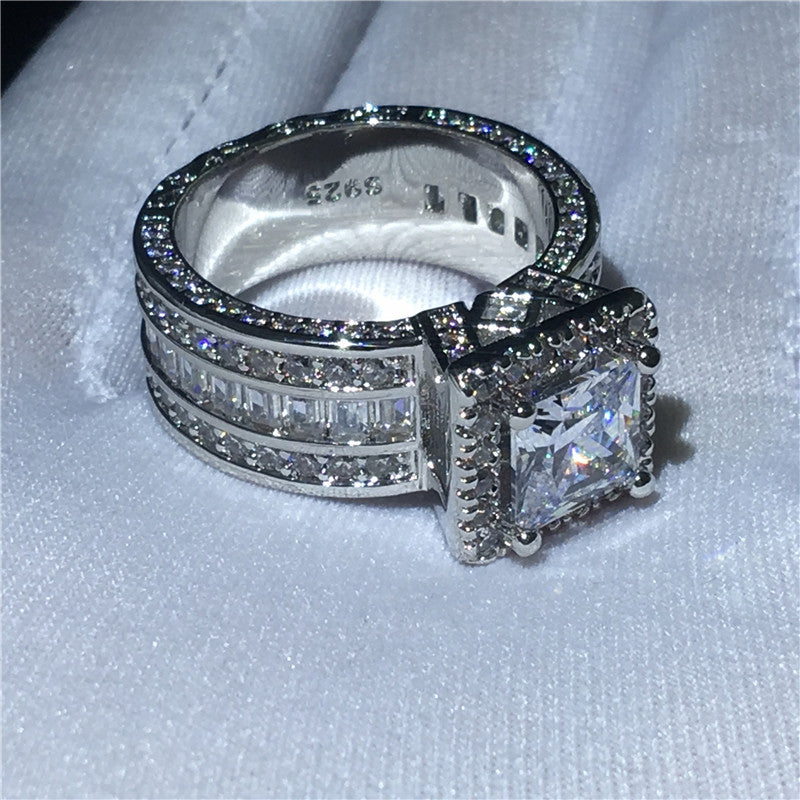 Silver band Rings