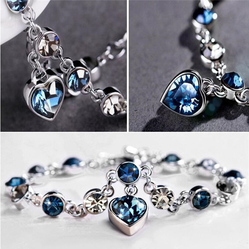 Heart-shaped Austria  Beads